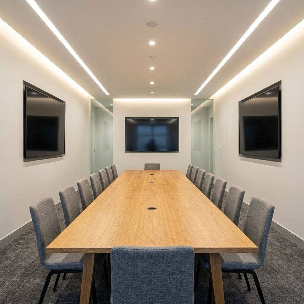 项目管理组在写字楼办公推进外贸企业客户展示时遇到会议预约冲突该怎么协调
